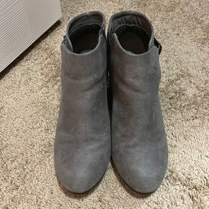 Grey high top shoes, size 10